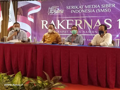 Menkominfo Minta SMSI Sehatkan Demokrasi Lawan Hoax